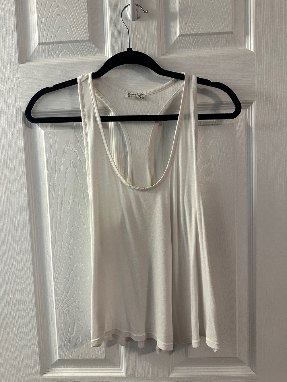 Intimately Free People Women’s White Racerback Lounge Tank Top